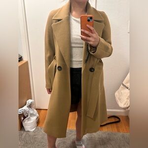 Mango Tan Trench style Coat